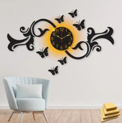 3d Wall Clock I Wooden Wall Clock