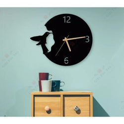 3d Wooden Bird Wall Clock Home Decor Wall Clock